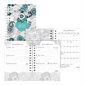 Weekly / Monthly Colouring Planner (2021) botanica