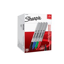 Sharpie® Fine Marker Box of 36 assorted colours