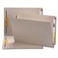 Chemises de classement latéral avec fixateur et onglet renforcé Shelf-Master® gris