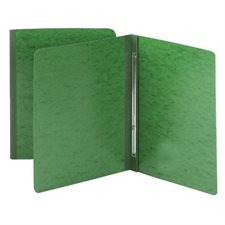 Couverture de présentation PressGuard® Lettre, fixateur de 8-1/2" sur le côté. Boîte de 2 vert