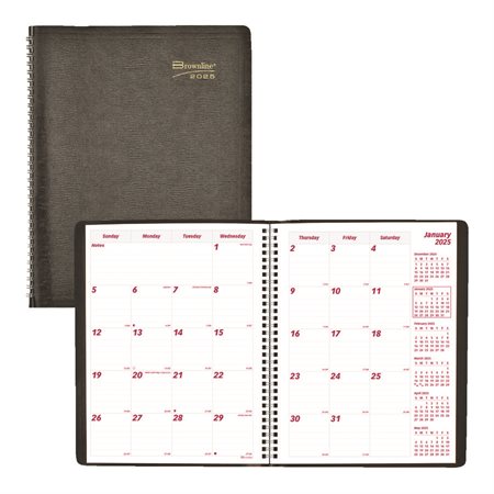 Monthly Diary (2025) Soft cover. 14 months: Dec 2024 to Jan 2026 11 x 8-1 / 2 in.