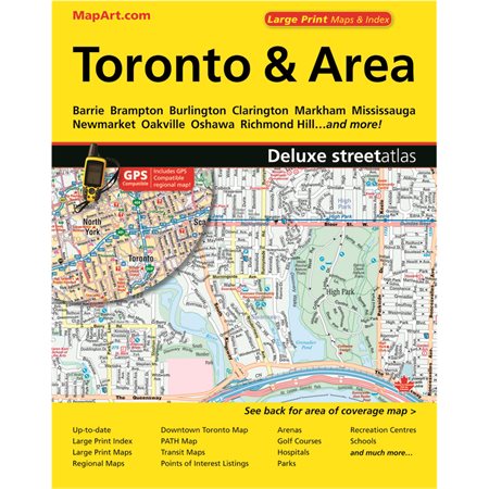 Toronto and Areas Street Maps
