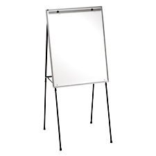 Dry-erase steel easel