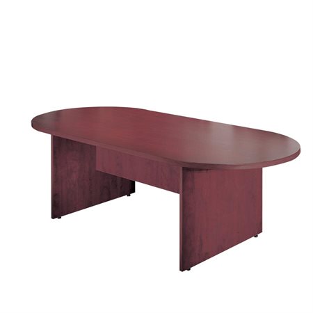 Table de conférence ovale 71 x 35" acajou