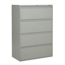 MVL1900 series lateral file 4 drawers – 52.06”H grey