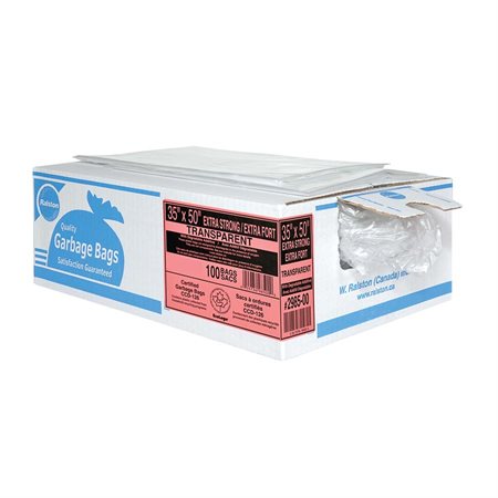 Ralston 2900 Ultra Garbage Bags 20 x 22 in regular, white (500 / box)