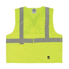 Veste de sécurité solide Open Road® Lime G-XG