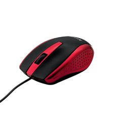 Souris filaire optique Notebook rouge