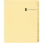 Offix® Alphabetical Litigation Index Dividers E