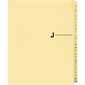 Offix® Alphabetical Litigation Index Dividers J