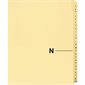 Offix® Alphabetical Litigation Index Dividers N