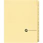 Offix® Alphabetical Litigation Index Dividers Q