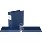 Reliure indispensable avec anneaux ronds 3 po. bleu royal