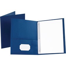 Couverture à pochettes bleu foncé