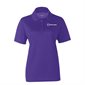 Hamster Short Sleeve Polo for Women Violet 2X large