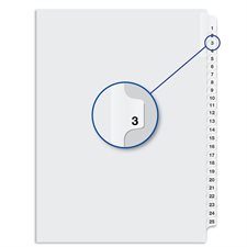 Quest Numerical Litigation Index Dividers 1 to 12 #3