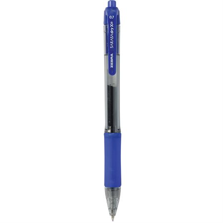 Stylo à bille roulante rétractable Sarasa® 0,7 mm bleu