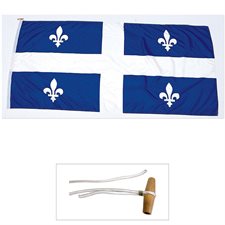 Quebec flag 27 x 54"