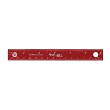 Steel Ruler with Cork Backing 15 cm metric / 6"