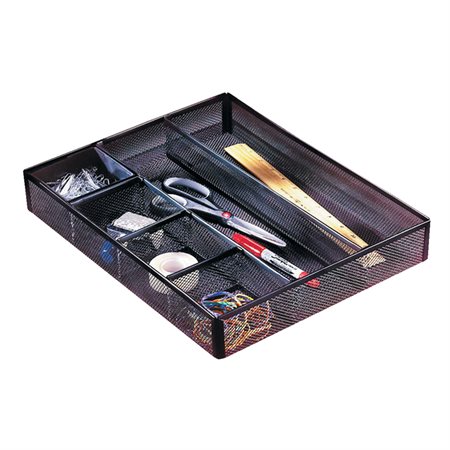 Mesh Drawer Organizer 6 compartments. 15-1 / 4 x 11-3 / 4 x 2-3 / 8"H