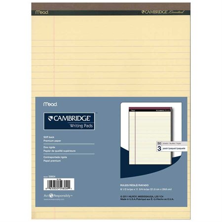 Cambridge® Office Pad ivory