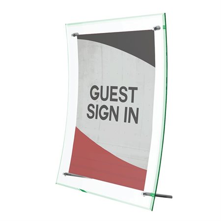 Superior Image Curved Sign Holder