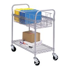 Mail Cart 26-3/4 x 18-3/4 x 38-1/2"H - 75 folders