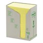 Feuillets autoadhésifs recyclés Post-it® Jaune Canari 3 x 5 po. (16)