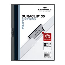 Couverture de présentation DURACLIP® Capacité de 30 feuilles graphite