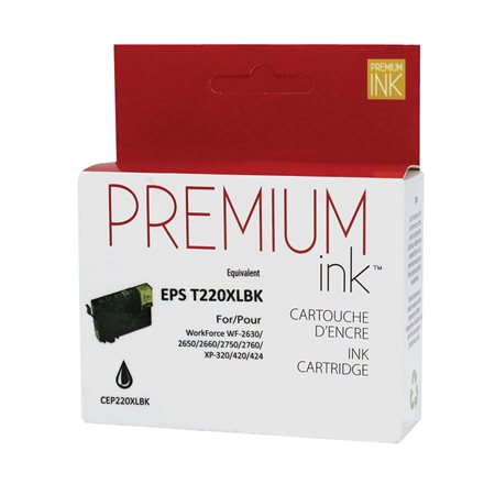 Cartouche jet d’encre compatible (Alternative à Epson T220XL) noir