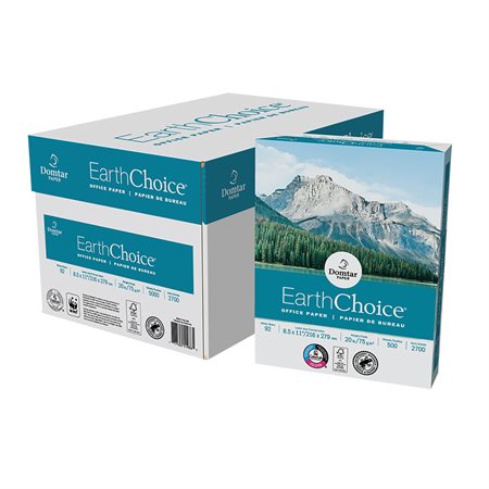 EarthChoice® Office Paper Box of 5,000 (10 packs of 500) letter, 3 holes