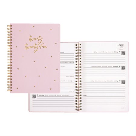 Celebrate Weekly / Monthly Planner (2025) pink