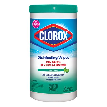 Clorox Disinfecting Wipes Fresh scent 75 wipes