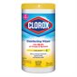 Lingettes désinfectantes Clorox Parfum citron 75 lingettes