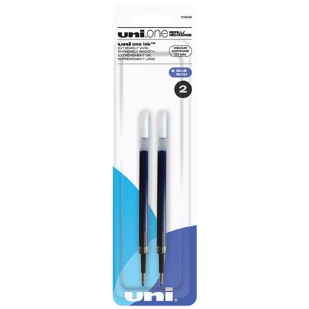 Uni-Ball One Gel Refill Medium point (0.7mm) blue