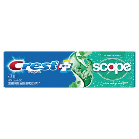 Dentifrice blanchissant Crest Complete avec Scope