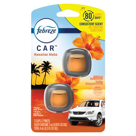 Febreze®Car Odor-Eliminating Air Freshener Vent Clips hawaiian aloha