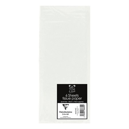 Tissue paper white