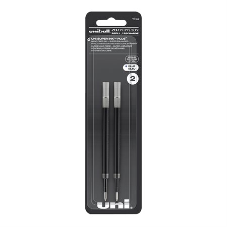 Uni-Ball 207 Plus Gel Pen Refills blue