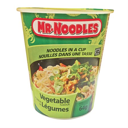 Nouilles dans une tasse Mr. Noodles légumes