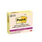 Post-it® Super Sticky Recycled Notes – Canary Yellow 3 x 5 in. Plain. package of 12, 70-sheet pad