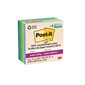 Post-it® Super Sticky Recycled Notes – Oasis Collection 3 x 3 in. Plain. package of 5, 70-sheet pad