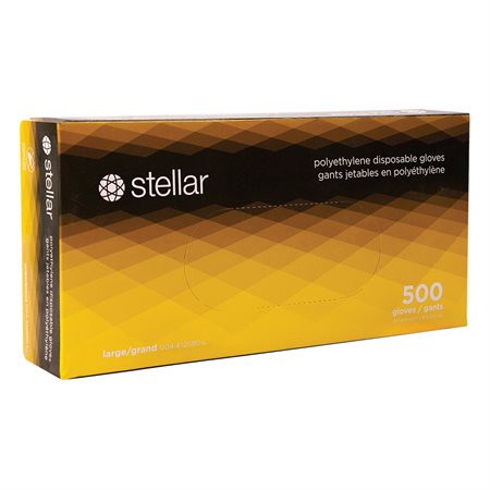 Stellar Polyethylene Disposable Gloves large