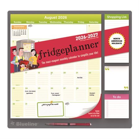 Fridgeplanner Magnet Calendar (2026) English