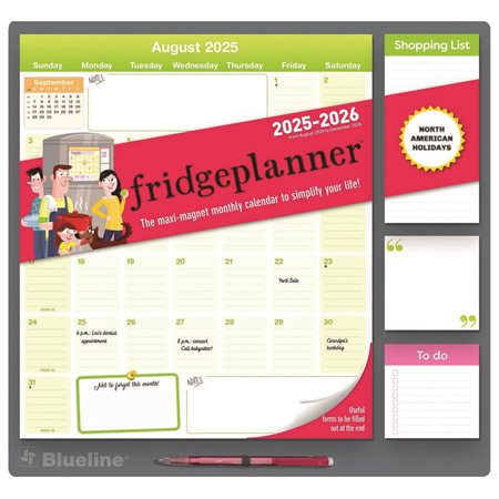 Fridgeplanner Magnet Calendar (2025) English