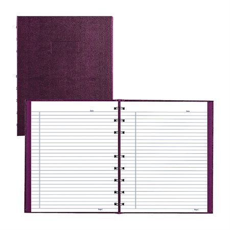 NotePro Notebook 9.25 x 7.25 in 150 pages, dark raspberry