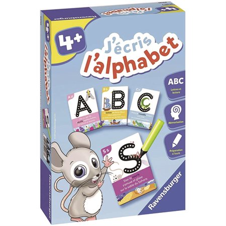 Jeu j'écris l'alphabet