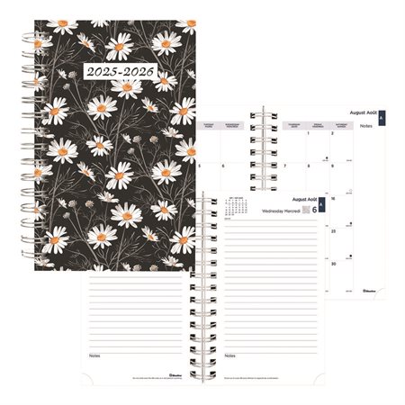 Blossom Daily Academic Planner (2024-2025) black