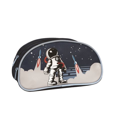 Louis Garneau Astronaut Back to School Kit Half Moon Pencil Case