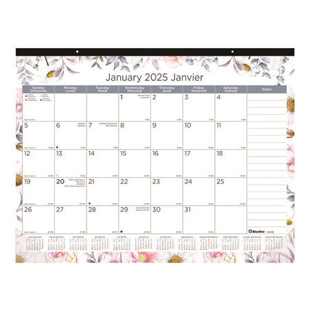 Passion Monthly Desk Pad Calendar (2025) 22 x 17 in.